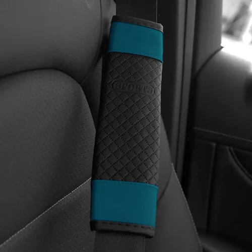 Vista 3 de Bittwee Cojín para Cinturón de Seguridad del Coche para Hombro, 2 Piezas, Funda Suave para Arnés Automotriz para Cojín de Cuello y Correa Protectora