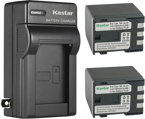 Vista 5 de Kastar Reemplazo del cargador de batería de pared de CA para Canon VIXIA HF R100, R11, HG10, HV20, HV30, HV40, ZR100, ZR200, ZR300, ZR400, ZR500