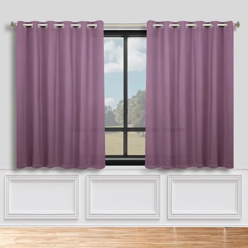 Vista 42 de Superior Blackout Curtains, Room Darkening, Bedroom, Drapes, Kitchen, Living Room Window Accents, Sun Blocking, Thermal, 2 Pack, Solid Blackout