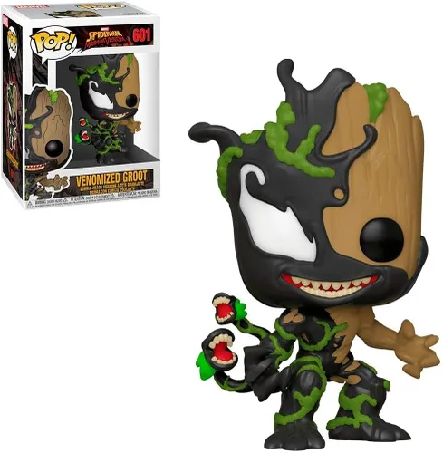 Vista 8 de POP Marvel: Venom - Venomized Toddler Groot Funko Pop! Figura de vinilo (incluye funda protectora compatible con caja Pop Box), multicolor, 3.75