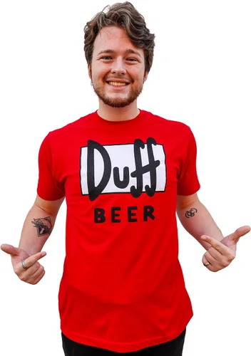Vista 5 de The Simpsons Duff Beer Logo Homer - Camiseta para hombre