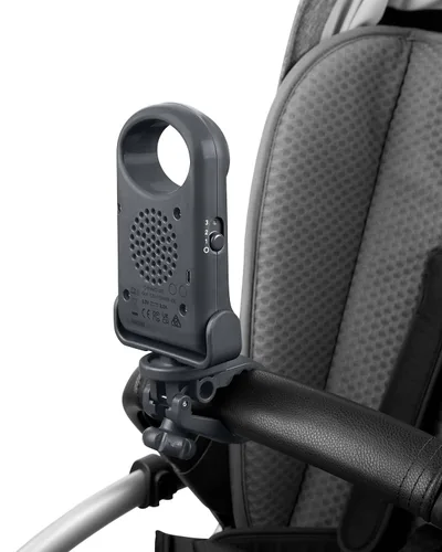 Vista 4 de Skip Hop Ventilador portátil sin aspas, ajustable 3 velocidades, paseo y conecta, gris