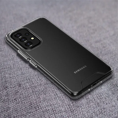 Vista 5 de Rayboen Funda para Samsung Galaxy A53 5G, transparente a prueba de golpes, delgada, ligera, duradera para Galaxy A53 con parte trasera transparente