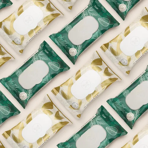 Vista 10 de The Honest Company Toallitas hipoalergénicas desechables para pieles sensibles, hojas tropicales, 42 unidades (paquete de 16)