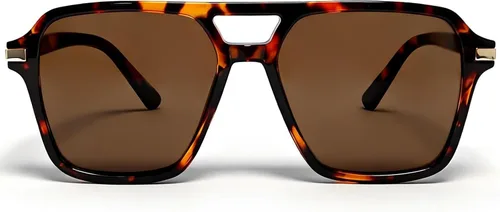Vista 11 de VISOONE Black Retro Square Aviator Sunglasses Women Men