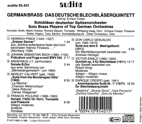 Vista 2 de German Brass Various