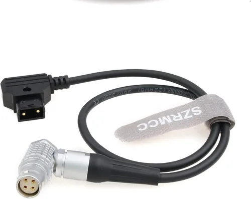 Vista 2 de SZRMCC D Tap a ángulo recto 2B 4 Pin Cable de alimentación hembra para cámara de cine RED Digtal V-Raptor XL 8K VV