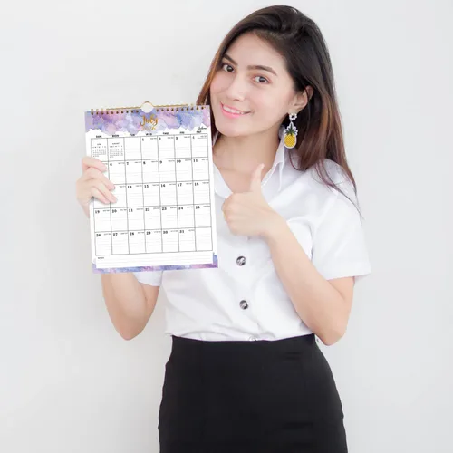 Vista 7 de Calendario 2026-2027 – Calendario de pared 2026-2027, 8.5 x 11 pulgadas, julio 2026 – diciembre 2027, calendario de pared de 18 meses con gancho