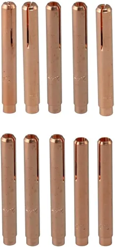 Vista 6 de RIVERWELD TIG - Cuerpos de pinza de lente de gas Jumbo de gran diámetro 45V204S, 0.040 pulgadas y 0.039 in Orificio para SR WP 9 20 25 TIG, paquete