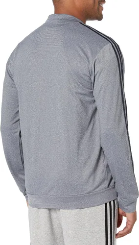 Vista 2 de adidas Chaqueta de tricot con cremallera completa de tres rayas para hombre