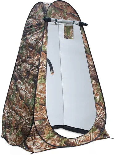 Vista 8 de Anngrowy Pop Up Privacy Shower Tent - Portable Outdoor Camping Bathroom Toilet Changing Dressing Room - UPF40+ Waterproof