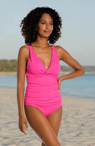 Vista 6 de La Blanca Traje de baño tankini sobre el hombro para mujer