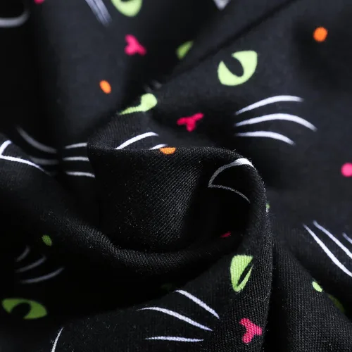 Vista 7 de Inadays Camisón de algodón para mujer, ropa de dormir de manga corta, camisón casual con estampado, pijama holgado y cómodo