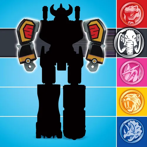 Vista 5 de Mighty Morphin Power Rangers: Re-Ignition - Mastodon Deluxe Dinozord combinable por Playmates Toys