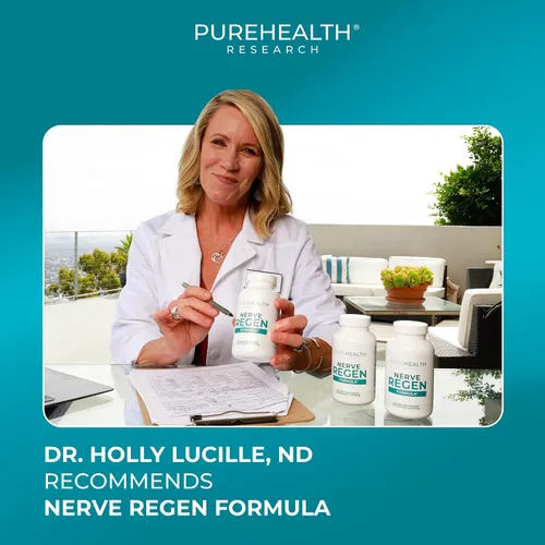 Vista 9 de PUREHEALTH RESEARCH Nerve Regen Formula - Suplemento de apoyo nervioso para pies y manos - con ácido alfa lipoico ALA, benfotiamina, acetil