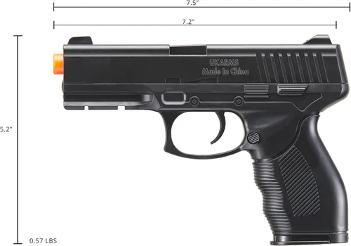 Vista 5 de Pistola Airsoft con resorte V310 (color: negro)