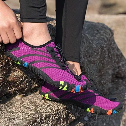 Vista 6 de New Men's and Women's Beach Shoes Quick-Drying Shoe Couple's Outdoor Swimming Five-Finger Shoes Wading Upstream Shoes Snorkeling Water Skiing Shoes