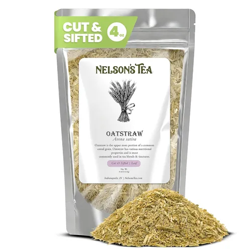 Vista 11 de Nelson's Tea Avena Sativa cortada y tamizada - Infusión nutritiva de hierbas para relajación y bienestar - Rico en propiedades nutricionales