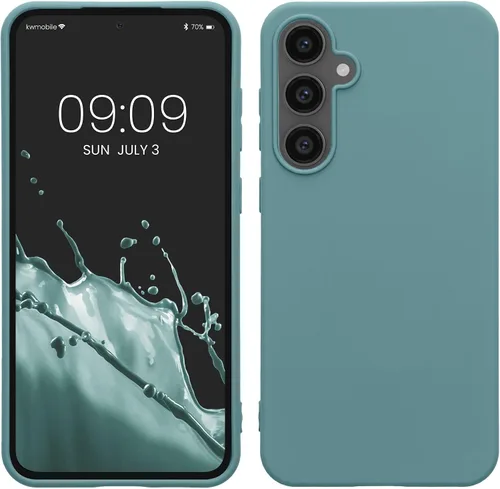 Vista 175 de kwmobile Funda compatible con Samsung Galaxy S23 - Funda protectora de silicona TPU suave y delgada - Piedra antigua