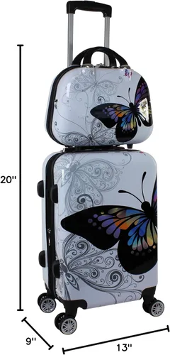 Vista 17 de World Traveler Equipaje de mariposa, Mariposa, Equipaje de mariposa