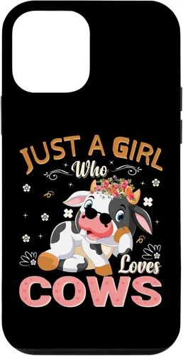 Vista 16 de Just A Girl Who Loves Cows Case for iPhone 16