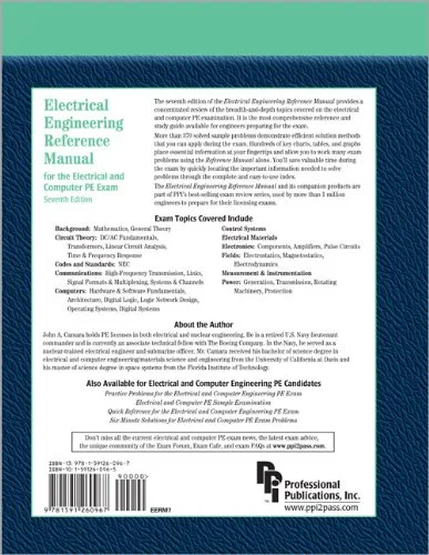 Vista 2 de Electrical Engineering Reference Manual, for the Electrical and Computer PE Exam, 7th ed. Séptimo Edición