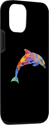 Vista 3 de iPhone 15 Dolphin Lover - Linda funda de delfines de animales oceánicos