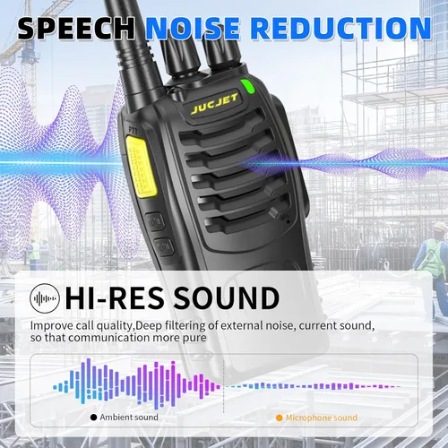 Vista 4 de 888HD Walkie Talkies, radios digitales bidireccionales para 888HD-6 Pack