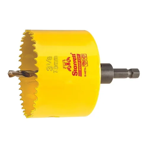 Vista 45 de Starrett LS - Corona perforadora HSS de corte profundo 1-7-8" (48mm) (DCH0178-G)