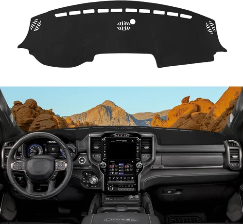 Vista 62 de Tapete de cubierta de salpicadero personalizado para Mazda3 Hatchback, Sedan 2019-2024 2025 2026 (sin HUD), protector antideslizante