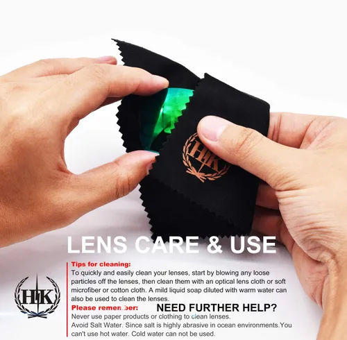 Vista 6 de HKUCO - Lentes de repuesto reforzadas para Oakley Holbrook XL OO9417