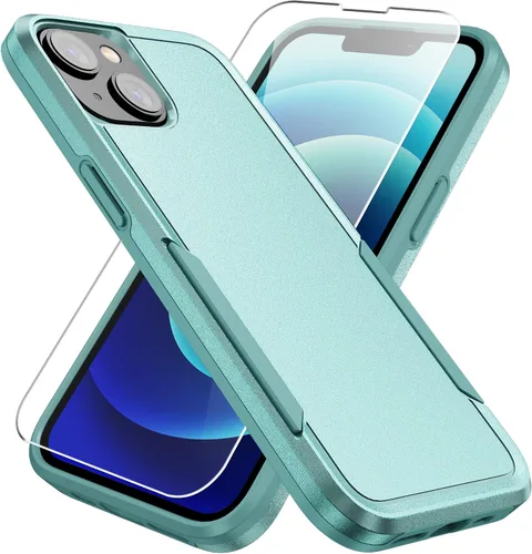 Vista 9 de Funda para iPhone 12 Pro Max, con protector de pantalla, [probada contra caídas de grado militar], resistente, resistente, a prueba de golpes