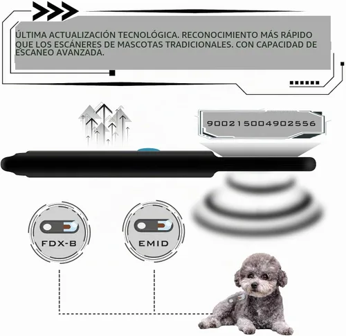 Vista 2 de Smoostart Escáner de microchip compatible con microchip FDX-B/EMID (15/10)