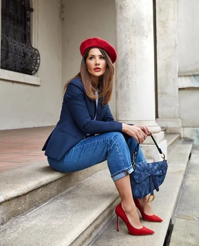 Vista 109 de Boina de lana francesa para mujer, gorra de invierno clásica de color sólido