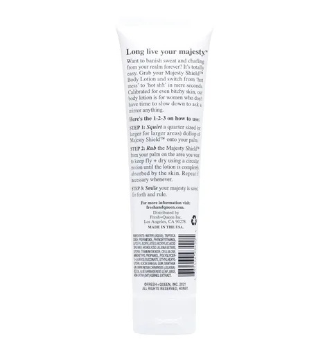Vista 2 de Majesty Shield Total Body Sweat and Chafing Control Cream to Powder Fórmula Reign Glow, 4 onzas (paquete de 1)