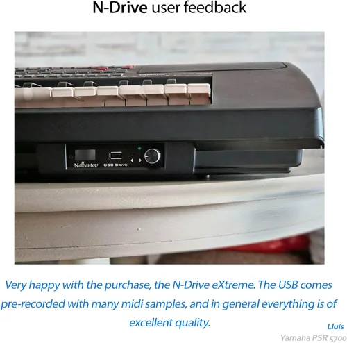 Vista 2 de Emulador USB Nalbantov N-Drive eXtreme para Yamaha PSR5700 for Yamaha PSR5700