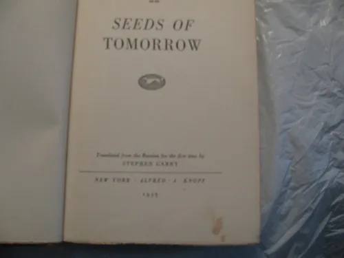 Vista 2 de Seeds of Tomorrow Tapa dura – 1 Enero 1935