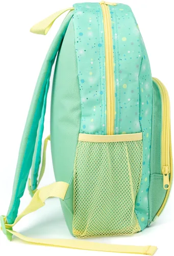 Vista 4 de Disney Tinker Bell - Mochila con purpurina verde con correas ajustables para niñas, Verde, Tamaño único