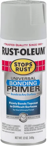 Vista 4 de Rust-Oleum 285011-2PK - Spray de imprimación universal para prevención del óxido, 12 onzas, blanco, paquete de 2