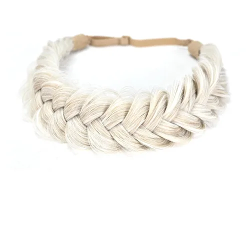 Vista 38 de Diadema Trenzada de 2 Hebras Despeinada Clásica Gruesa Trenzas Anchas Elástica Extensible de Calidad Sintética Diadema Trenzada para Mujeres Niñas