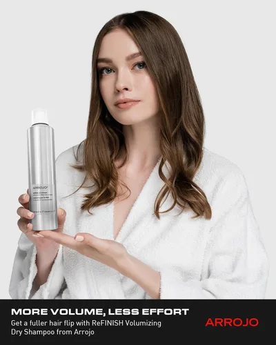 Vista 2 de ARROJO ReFINISH Champú seco voluminizador para mujeres y hombres – Champú seco revitalizante con acabado invisible – Champú seco para mujeres
