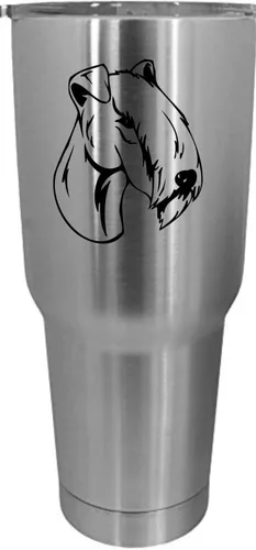 Vista 365 de Cairn Terrier - Vaso grabado con temática de perro, 30 onzas