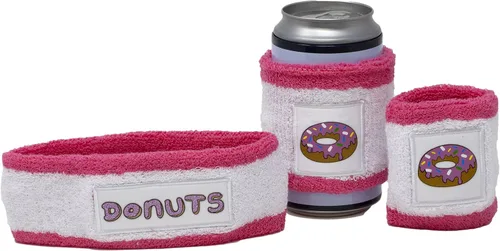 Vista 7 de Funny Guy Mugs Unisex Sweatband Set (3-Pack 1 Headband & 2 Wristbands)