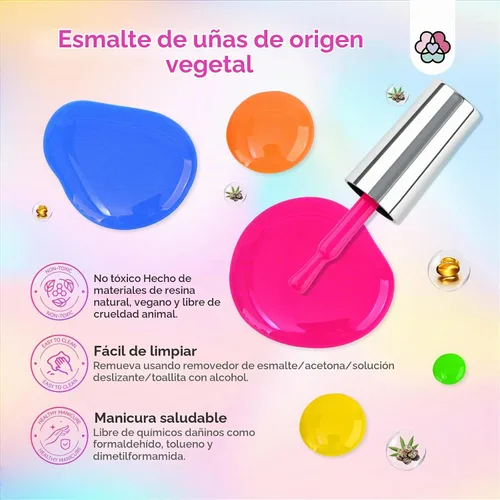 Vista 4 de SAVILAND Juego de esmaltes de uñas de neón: 12 colores brillantes de esmalte de uñas de verano con 2 piezas de capa base y capa superior rosa
