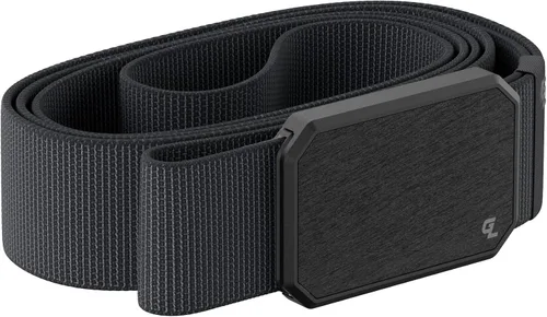 Vista 7 de Groove Life - Cinturón de nailon elástico para hombre con hebilla magnética de aluminio