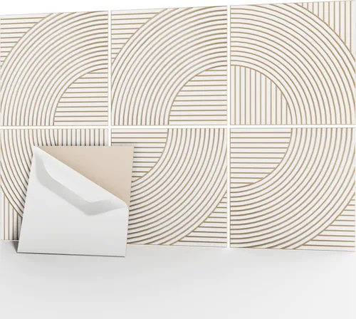 Vista 12 de JaneTech Paneles acústicos de pared de 23.62 x 23.62 pulgadas, 6 paneles absorbentes de sonido, reducción de ruido y control de eco para decoración