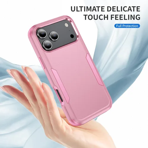 Vista 7 de Funda protectora para iPhone 17 Pro Max, tres capas, resistente, a prueba de golpes, a prueba de caídas, con armadura de goma de cuerpo completo