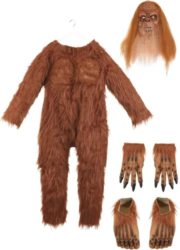 Vista 6 de Jack Links - Disfraz de Sasquatch para adultos Marrón