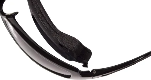 Vista 6 de Wiley X Airrage - Marco negro brillante con lentes de espejo polarizadas