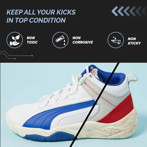 Vista 5 de Spray de agarre para zapatos deportivos 2 en 1, proporciona tracción y rejuvenece las suelas. Spray de agarre multiusos para mejorar el agarre